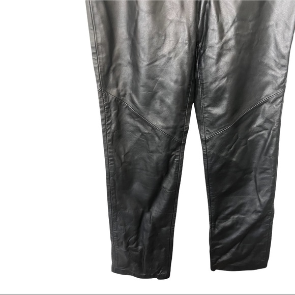 REVUE BLACK 100% LAMBS LEATHER LINED DRESS PANTS SIZE 6 - Picture 7 of 14